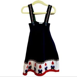 Hanna Andersson Gnome Sweet Gnome Sweater Dress size 3